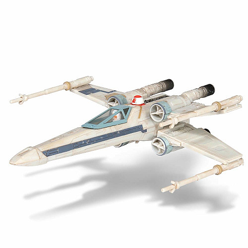 Ігрова колекційна фігурка Star Wars Medium Vehicle Транспорт та фігурка X-Wing (Blue 1) + Antoc Merric & R2-R9 12.5см