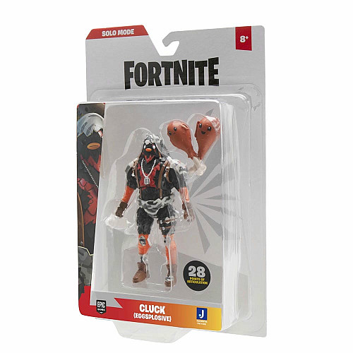 Колекційна фігурка Fortnite Solo Mode Cluck - Eggsplosive, 10см