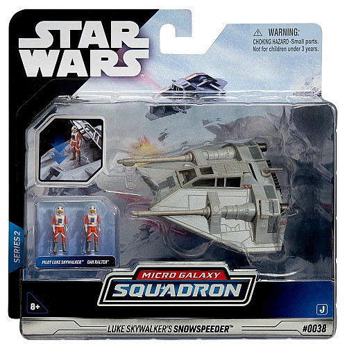 Ігрова колекційна фігурка Star Wars Medium Vehicle Транспорт та фігурка Snowspeeder (Luke Skywalker) 12.5см