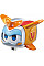 Игровая фигурка Super Wings Super Pet Золотой Мальчик любимец (Golden Boy pet), свет