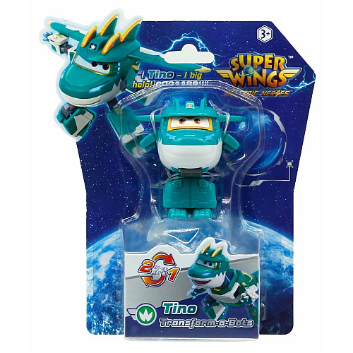 Игровая фигурка-трансформер Super Wings Transform-a-Bots Тино (Tino)
