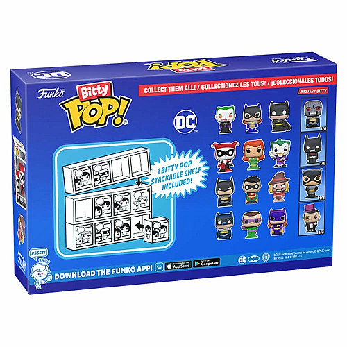 Набор подарочных Funko POP (Bitty): DC - Batman 4PK