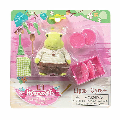Игровой набор с фигуркой Li`l Woodzeez Черепаха-хозяйка