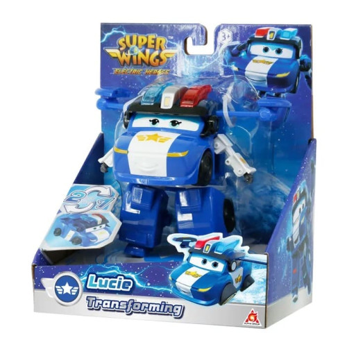 Ігрова фігурка-трансформер Super Wings Transforming Люсі (Lucie), 12.5см