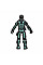 Коллекционная фигурка Fortnite Micro Legendary Skull Trooper - Green, 6см