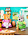 Набор фигурок Li`l Woodzeez Семья Лисичок 4ед, книга EN