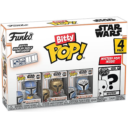 Набор подарочных Funko POP (Bitty): Star Wars - Heavy Mandalorian 4pk