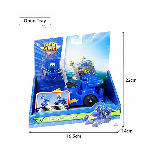 Игровой набор Super Wings Spinning Vehicle Джером (Jerome)