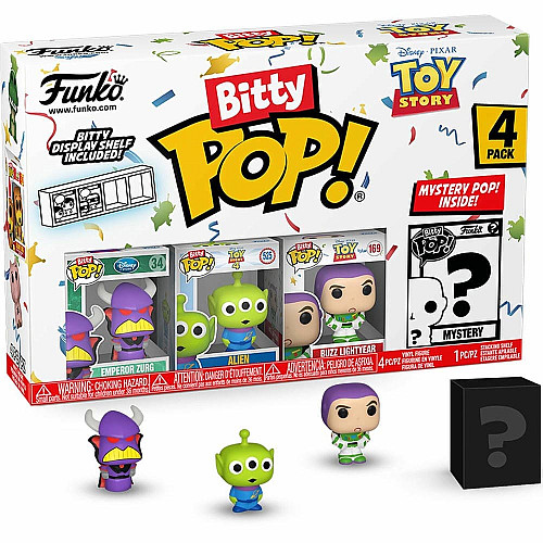 Набор подарочный Funko POP (Bitty): Toy Story - Zurg 4pk
