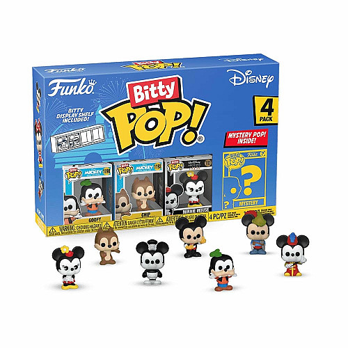 Набір подарунковий Funko POP (Bitty): Disney - Goofy 4pk