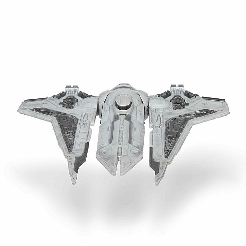 Игровая коллекционная фигурка Star Wars Medium Vehicle Транспорт и фигурка Kom'rk-Class Mandalorian Starfighter 12.5см