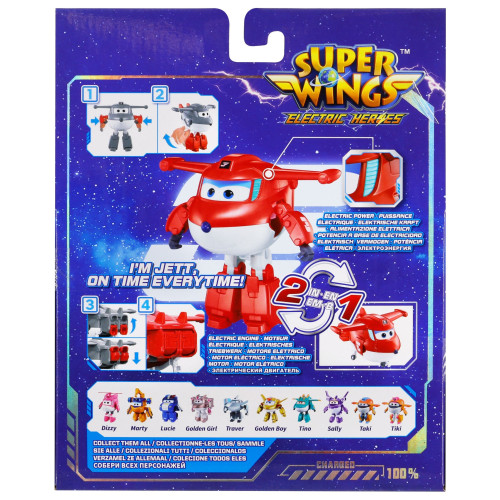Ігрова фігурка-трансформер Super Wings Transforming Джетт (Jett)