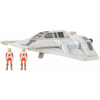 Игровая коллекционная фигурка Star Wars Medium Vehicle Транспорт и фигурка Snowspeeder (Luke Skywalker) 12.5см