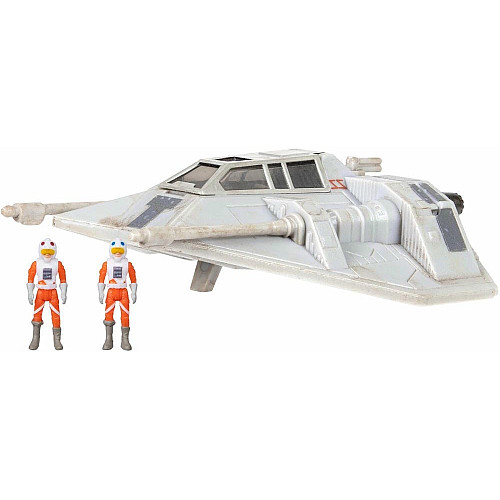 Ігрова колекційна фігурка Star Wars Medium Vehicle Транспорт та фігурка Snowspeeder (Luke Skywalker) 12.5см