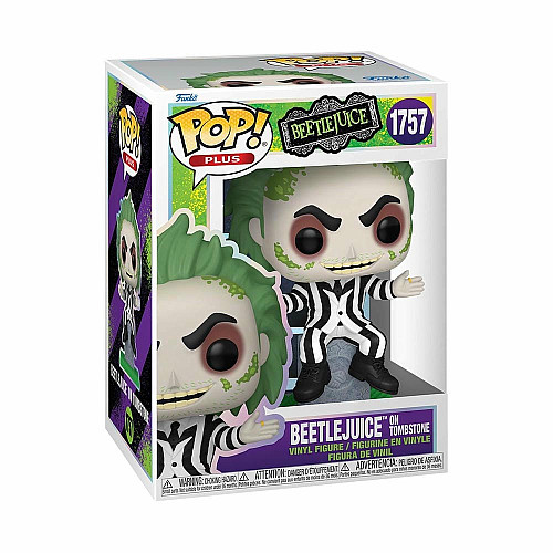 Фігурка Funko POP Plus: Beetlejuice S3 - Beetlejuice w/Tonbstone