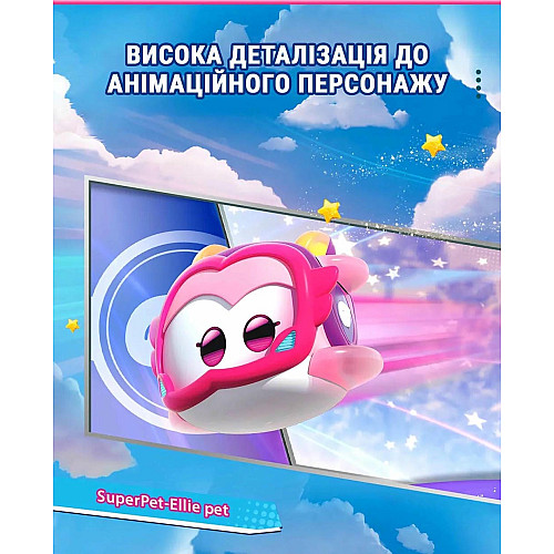 Ігрова фігурка Super Wings Super Pet Еллі улюбленець (Ellie pet), світло