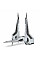 Игровая коллекционная фигурка Star Wars Medium Vehicle Транспорт и фигурка Kom'rk-Class Mandalorian Starfighter 12.5см