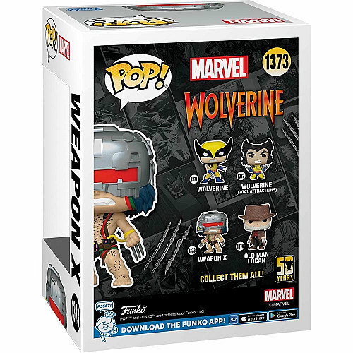 Фігурка Funko POP Marvel: Wolverine 50th - Ultimate Weapon X