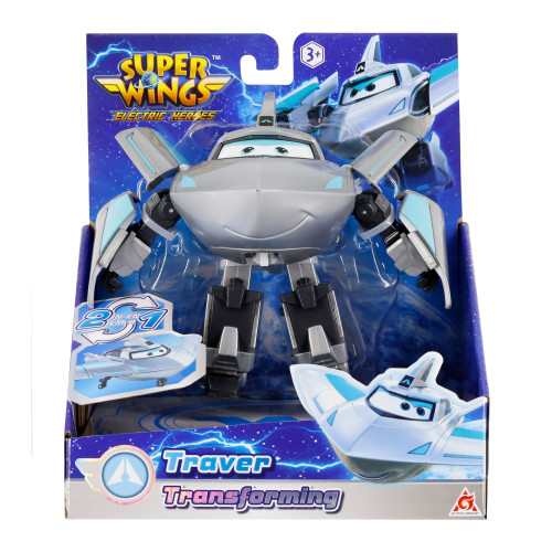 Ігрова фігурка-трансформер Super Wings Transforming Травер (Traver), 12.5см