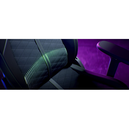 Крісло Razer Enki X  ПУ шкіра, 2D-Armrests, чорно-зелений
