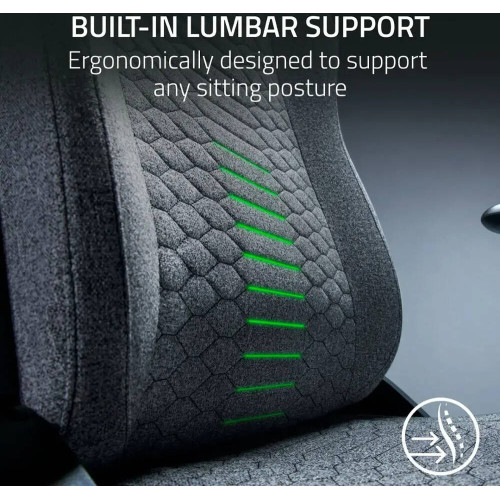 Крісло Razer Iskur V2 X, тканина, 2D-Armrests, сірий світлий
