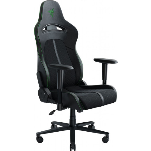 Крісло Razer Enki X  ПУ шкіра, 2D-Armrests, чорно-зелений