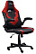 Крісло Trust GXT703R Riye, ПУ шкіра, Foldable Armrests, червоний