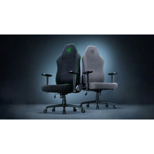 Крісло Razer Iskur V2 X, тканина, 2D-Armrests, сірий світлий