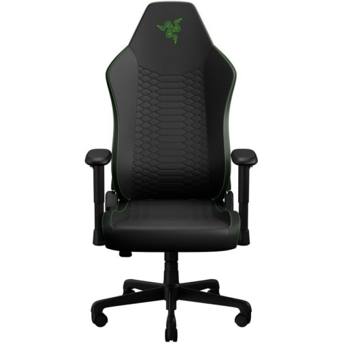 Крісло Razer Iskur V2 X NewGen, EPU шкіра з CoolTouch™, 2D-Armrests, чорно-зелений
