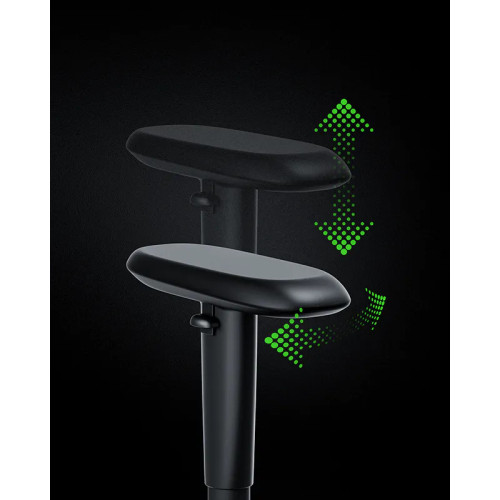 Крісло Razer Iskur V2 X NewGen, EPU шкіра з CoolTouch™, 2D-Armrests, чорно-зелений