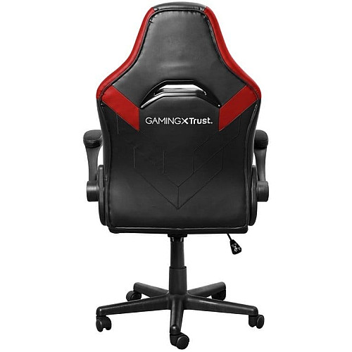 Крісло Trust GXT703R Riye, ПУ шкіра, Foldable Armrests, червоний