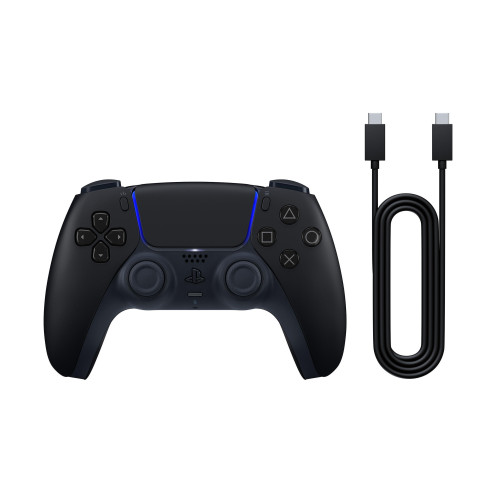 Геймпад PlayStation 5 Dualsense BT, Midnight Black (USB-C кабель)