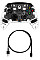 Геймпад HyperX Clutch Gladiate RGB, Xbox, PC, USB-A, прозорий