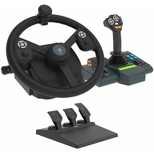 Кермо і педалі HORI FARMING CONTROL SYSTEM FOR FARMING SIMULATOR для ПК