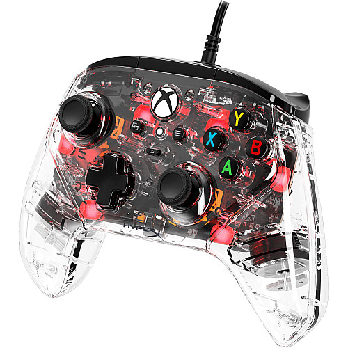Геймпад HyperX Clutch Gladiate RGB, Xbox, PC, USB-A, прозорий