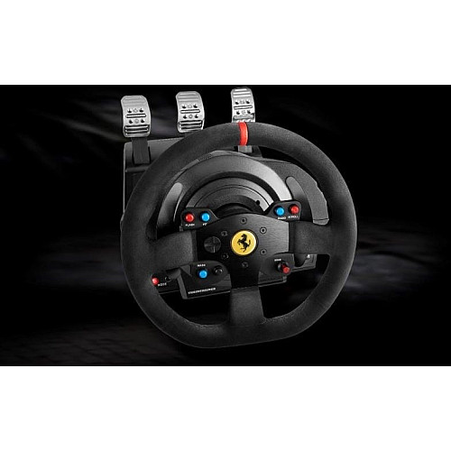 Руль и педали Thrustmaster T300 Ferrari Integral RW Alcantara edition, Официальная лицензия Ferrari и Sony, PC/PS3/PS4/PS5