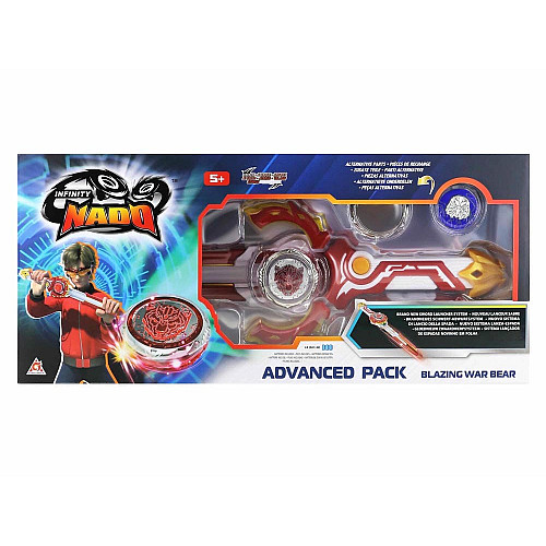 Волчок Infinity Nado VI Advanced Pack Горящий Боевой Медведь (Blazing War Bear)