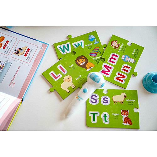Аудио Доска-Пазл Smart Koala двуязычная English ABC и книга с интерактивной способностью