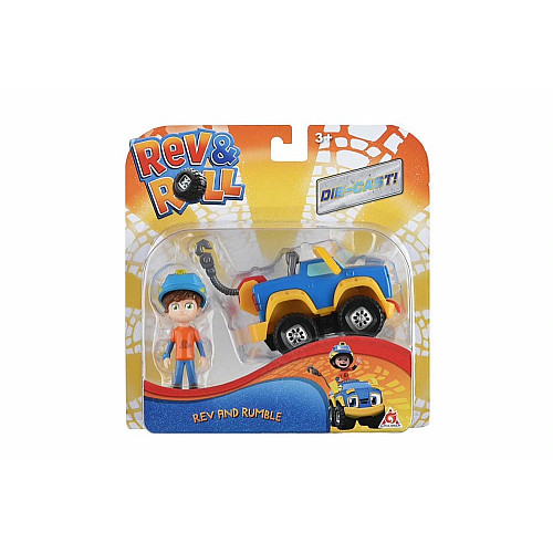 Игровой набор Rev&Roll DieCast Рев и Рамбл