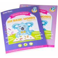 Книга English 200 words сезон 1,2 з інтерактивною здатністю Smart Koala, 2шт
