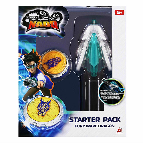 Дзиґа Infinity Nado VI Starter Pack Лютий Дракон (Fury Wave Dragon)