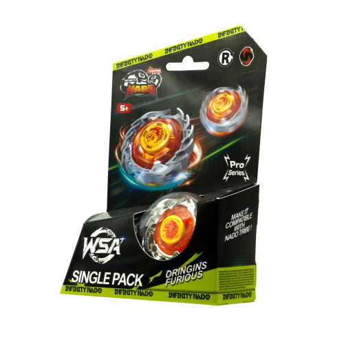 Дзиґа Infinity Nado VII Pro Series Single Pack Origins Лютий Вихор (Furious)