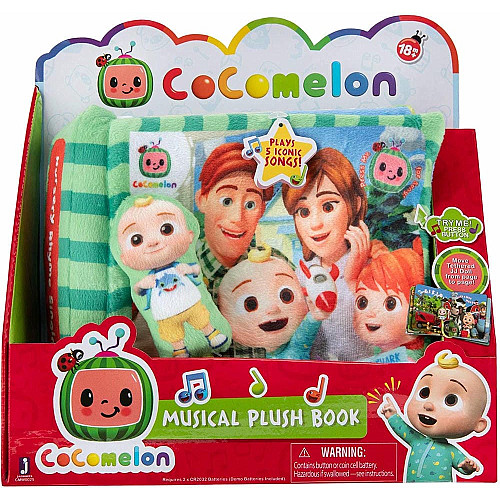 Развивающая игрушка CoComelon Feature Roleplay Музыкальная плюшевая книга