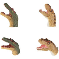 Игровой набор Same Toy Пальчиковый театр Спинозавр и Тиранозавр, 2шт