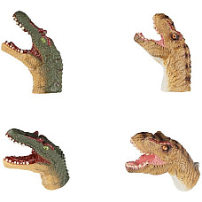 Игровой набор Same Toy Пальчиковый театр Спинозавр и Тиранозавр, 2шт
