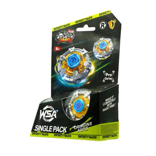 Дзиґа Infinity Nado VII Pro Series Single Pack Origins Щит (Aspis)