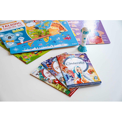 Книга English 200 words сезон 1,2 с интерактивной способностью Smart Koala, 2шт