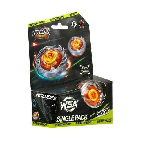 Дзиґа Infinity Nado VII Pro Series Single Pack Origins Лютий Вихор (Furious)