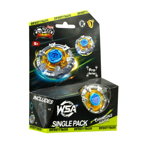 Дзиґа Infinity Nado VII Pro Series Single Pack Origins Щит (Aspis)