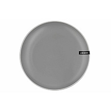 Тарілка десертна ARDESTO  Cremona Dusty grey, 19см, кераміка, сірий
